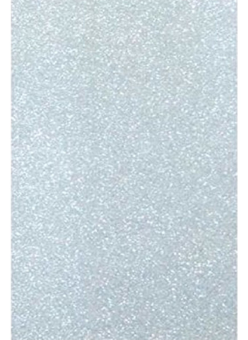 Ticon 40 Pieces A4 Glitter Adhesive Eva 20X30CM Silver  - Image 2