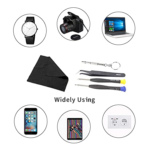 Sanwior Eyeglass Repair Kit with Anti Slip Glasses Nose Pad Replacement and Glasses Screws, Tool Kits for Sunglass, Eye Glass Repairing Kit with Eyeglass Screws and Nose Pads, Eye Glass Screwdriver Kits - Image 5