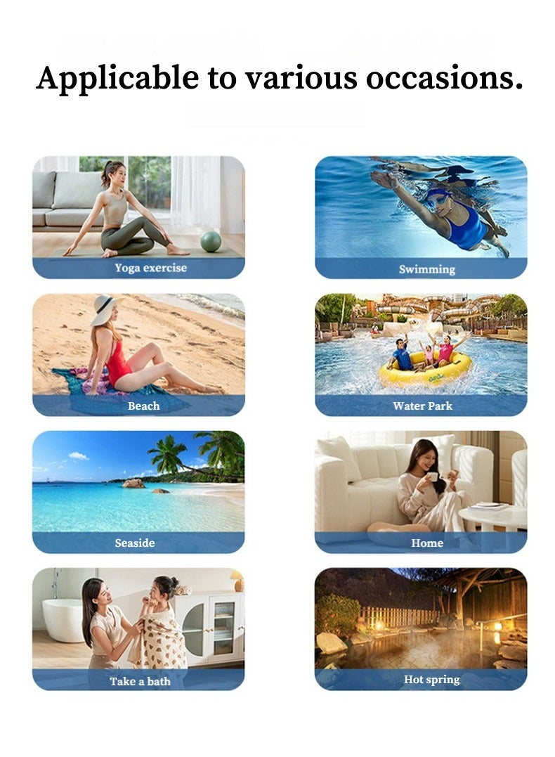 San Yi Superman Fast Drying Hooded Beach Towel  60 x 60cm  - Image 2