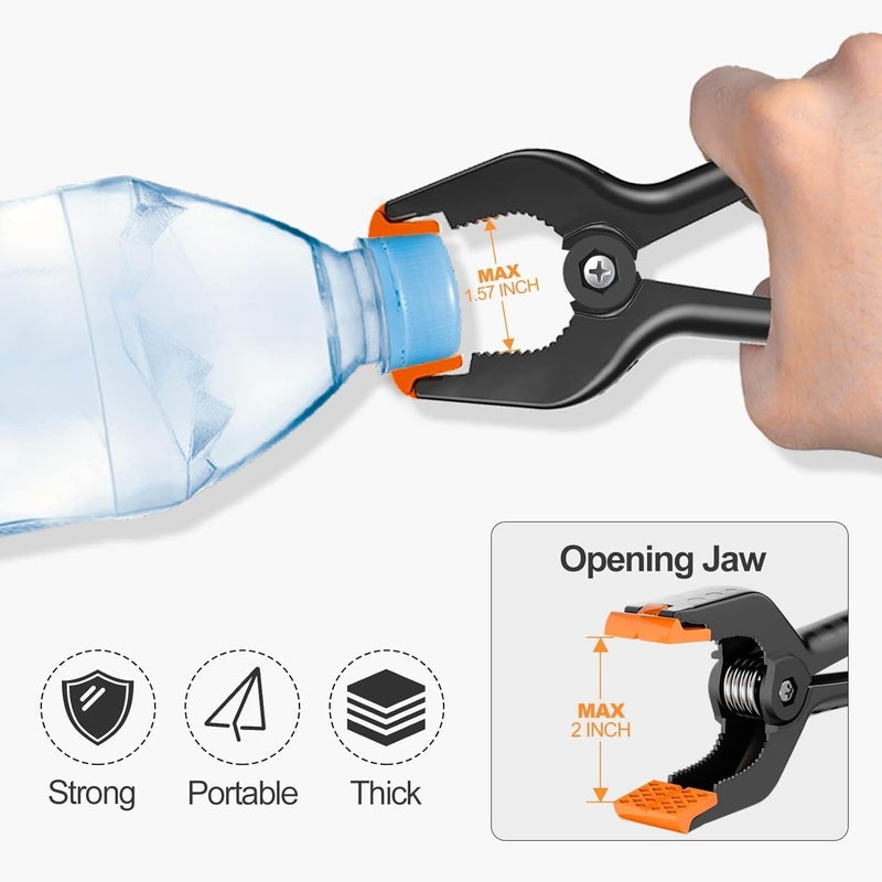 EMART 6 Pack Heavy Duty Muslin Spring Clamps, 4.5 inch Photo Booth Backdrop Clips for Photography Studio - Image 3