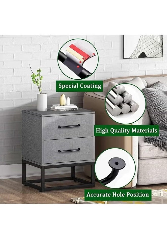 واي جيه مقابض الأدراج 10 قطع مقبض سحب الأجهزة لمقابض خزائن المطبخ بمظهر أسود غير لامع مقبض سحب درج أنتيك لمقابض المطبخ مقبض باب سحب - Image 2