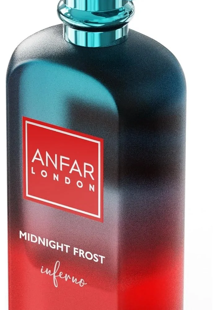 Anfar  Anfar Midnight Frost Inferno - Perfume for Women - 100ML - Luxurious Long Lasting Fragrance with Amber Woody Notes of Geranium and Tonka - Extrait de Parfum Spray - Scent for Her  | Best Price UAE