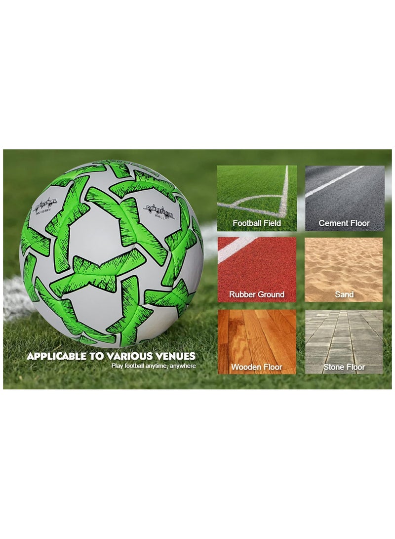 سبال كرة القدم كرة القدم لمباريات كأس العالم أفضل كرة مقاومة للماء في الأماكن المغلقة/الخارجية للتدريب الاحترافي ومطابقة الرجال والنساء للشباب والكبار - Image 4