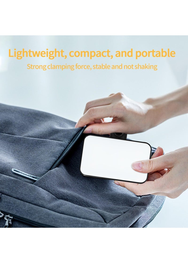 KASTWAVE LED Selfie Light, LED Selfie Light with Front & Back Phone Clip, with 3 Lighting Mode, Portable Phone Ring Light for Makeup, Selfie, Vlog, Video Conference, for Phone, iPad, Camera, Laptop - Image 3