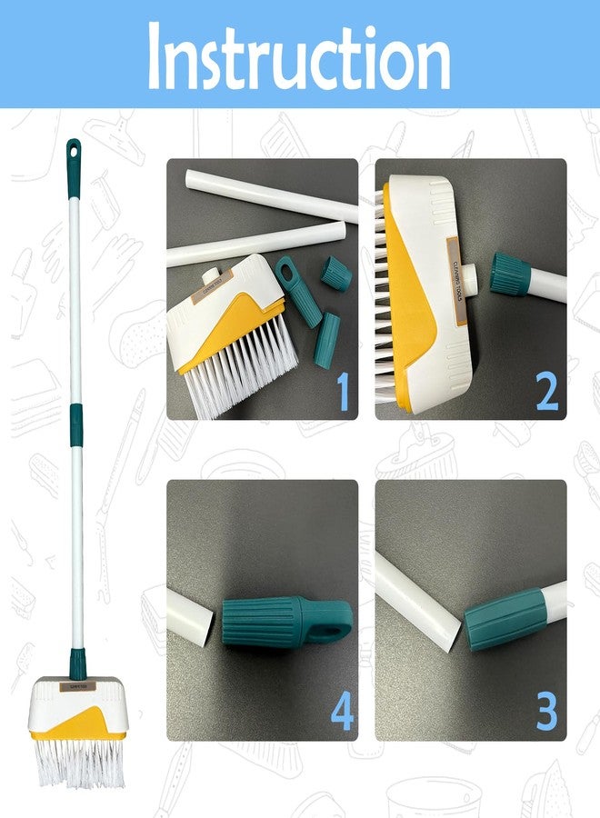 BAYMI Kids Vacuum That Really Works 9Pcs Aged 3+ Kids Cleaning Set for Toddlers Toy Cleaner Broom and Dustpan Set Scrub Brushes Baby Boy Girl Gifts ( 950Green) - Image 4