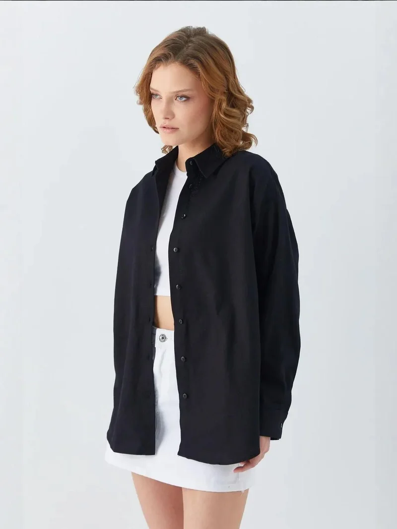 MixRay Mixray Oversize Poplin Shirt