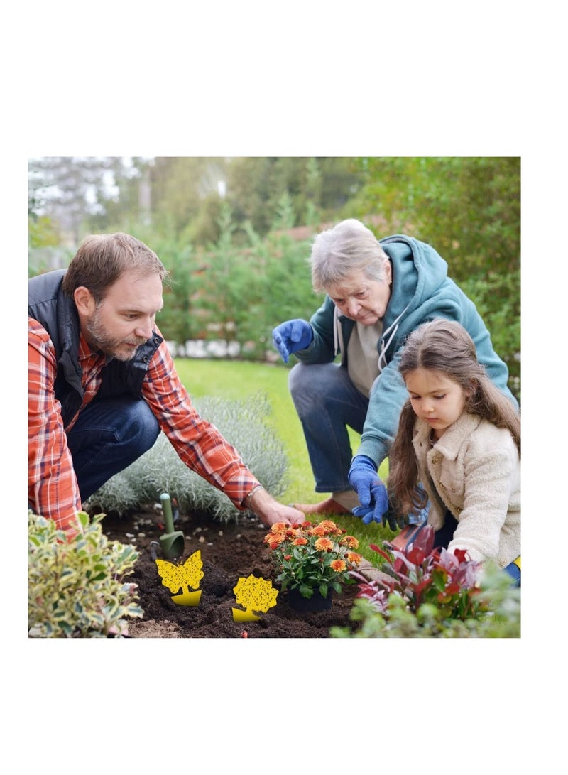 SYOSI Sticky Traps, Fly Trap for Indoor/Outdoor Natural Pest Control, Fruit and Yellow Fungus Gnat Traps for Kitchen, House Plants, Whitefly, Mosquito Bits, Fly Traps Save Your Plants - Image 3