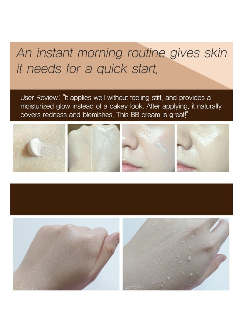 iaso IASO Triple Protection BB Cream SPF30 PA++, Lightweight Formula, Dewy texture, Instant & Even-Toned, Flawless Look,  Natural Beige, Made in Korea  - Image 4