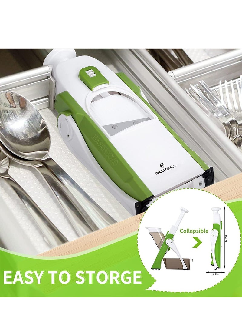 Raxoom Vegetable Cutter Mandoline Slicer,Once For All.Food Chopper,Dicer Fruit,French Fry Julinner - Image 5