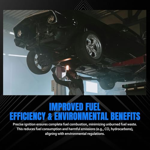 OXCANO 93501 Iridium Platinum Spark Plugs Compatible with Acura ILX Honda Accord Infiniti EX35 Lexus CT200h Mazda 3, Compatible with Nissan Altima Pontiac Vibe Scion XD Subaru Crosstrek Toyota Corolla - Image 5