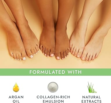 Voesh Collagen Socks For Feet Collagen Foot Mask for Men and Women Moisturizing Socks to Repair Dry Feet Spa Pedicure Treatment for Cracked Heels Pedicure Glove - Image 4