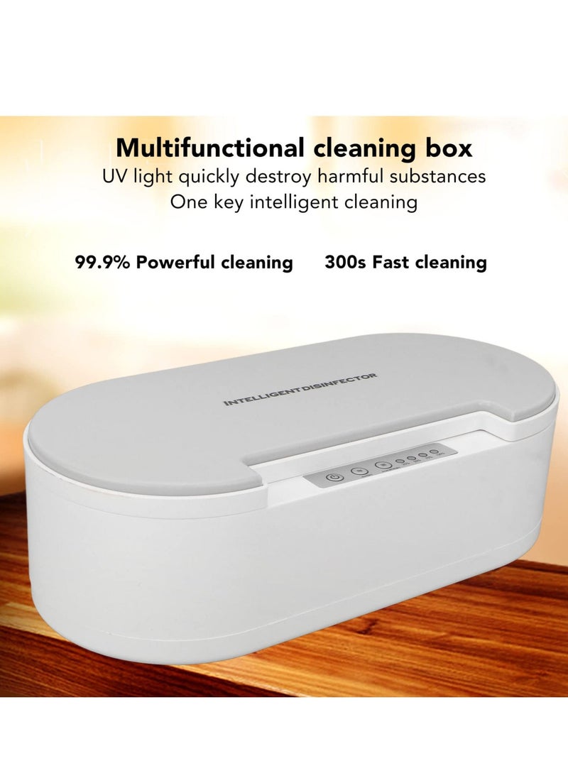 UV Light Sanitizer Box, Protable Sanitizer Sterilizer Cleaner Box, Voice Broadcast Clean Sterilizer Box Storage Organizer for Nail, Tweezers, Hair Salon, Nail Art Tool - Image 5