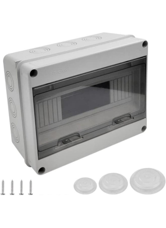 melfi Melfi HT Box, 12 Way Transparent Cover Power Distribution Protection Box IP65  - Image 1