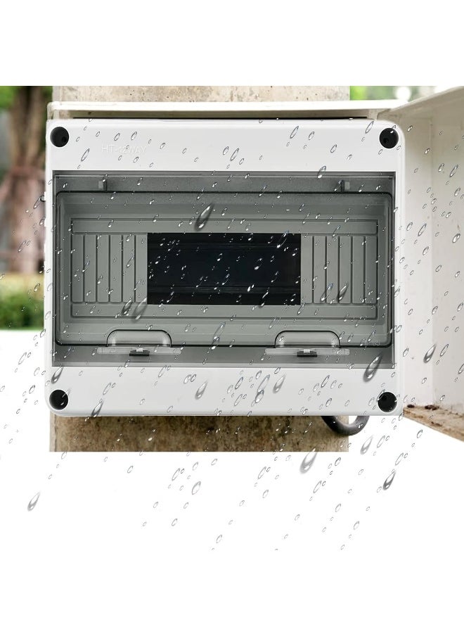 melfi Melfi HT Box, 12 Way Transparent Cover Power Distribution Protection Box IP65  - Image 5