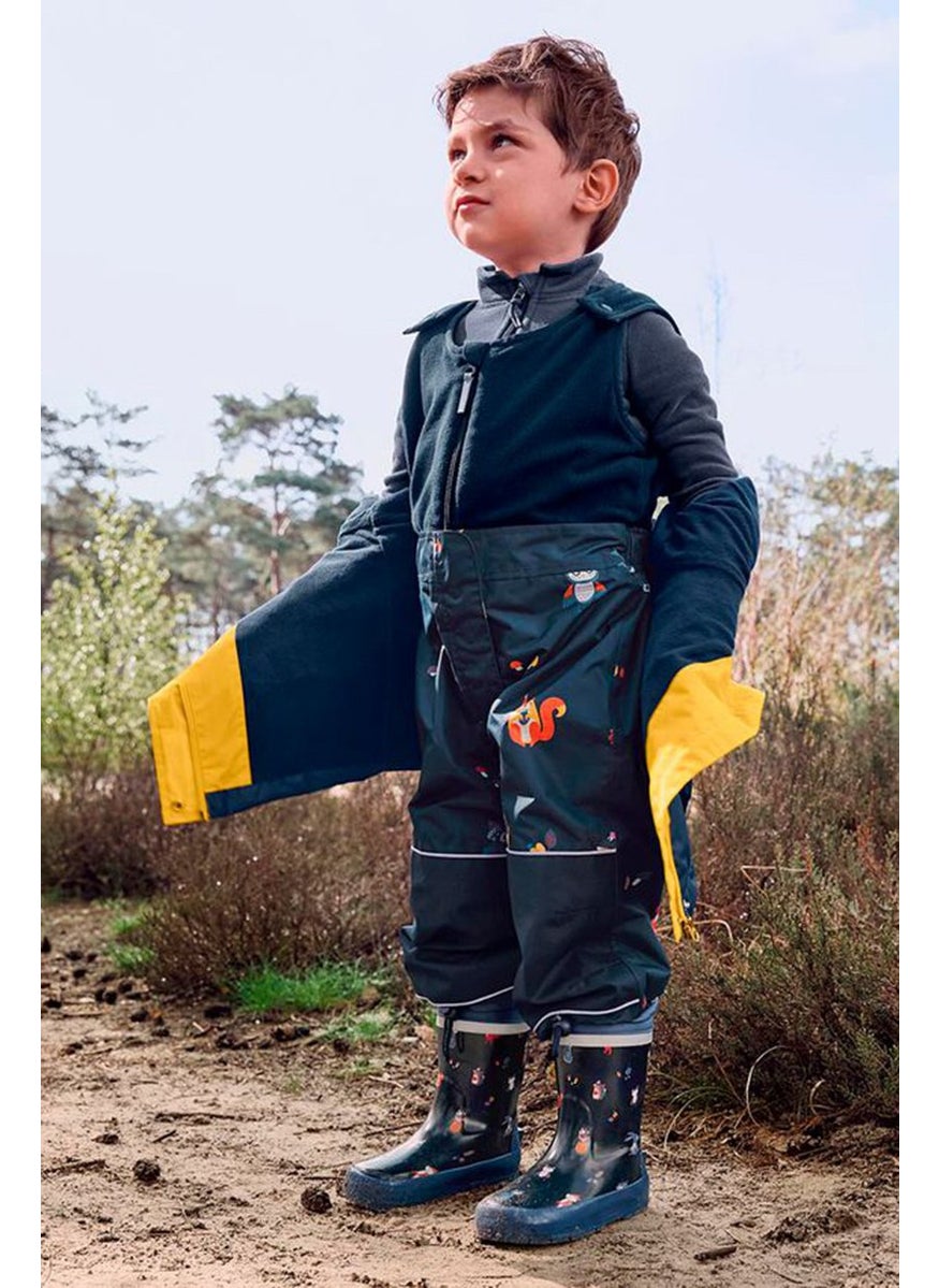 Tchibo Toddlers Boy Printed Thermal Over Trouser, Navy  - Image 1