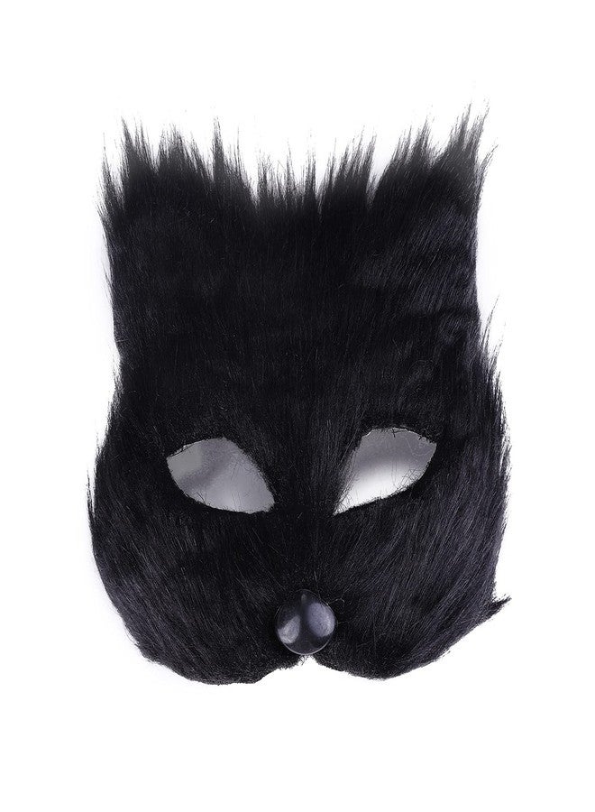 Ibluelover Halloween Mask Animal Mask Half Face Animal Party Cat Masks Cosplay Costume Accessory for Halloween - Image 4
