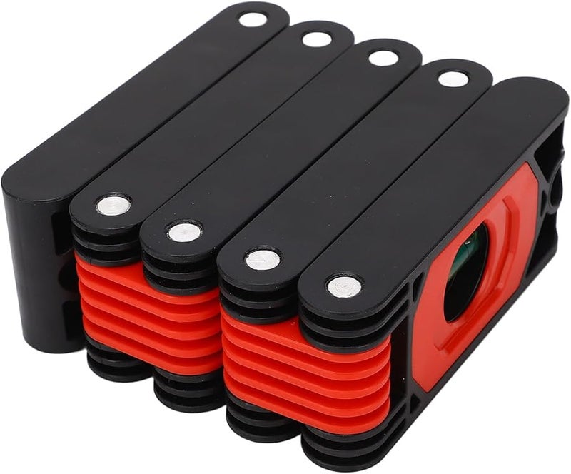 Foldable Magnetic Bubble Level Ruler Expandable Angle Measuring Tool ABS Plastic Aluminum Alloy - Image 3