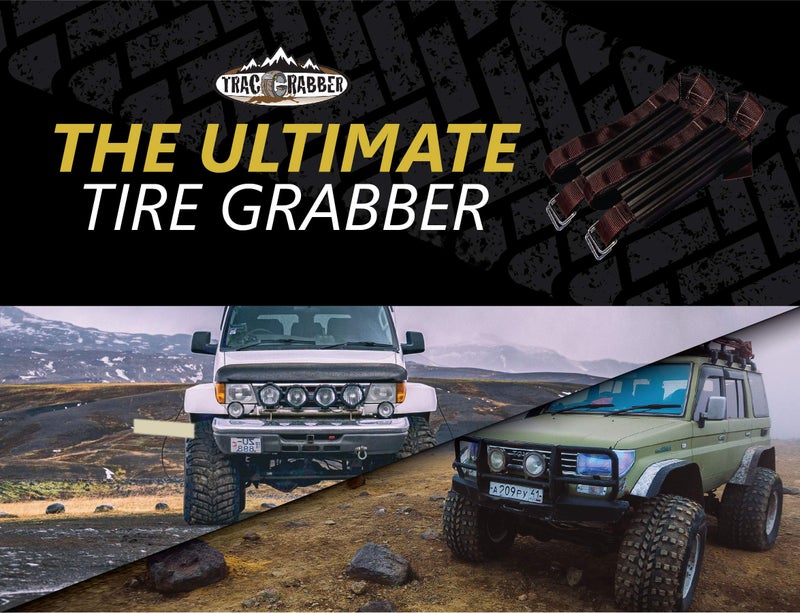 TRACGRABBER Tire Traction Device for Oversized Tires on Trucks/SUVs, Set of 2 - Made in the USA, Easy to Install, Get Unstuck Fast from Snow, Mud & Sand - A Snow Traction Mat or Snow Chain Alternative - Image 5