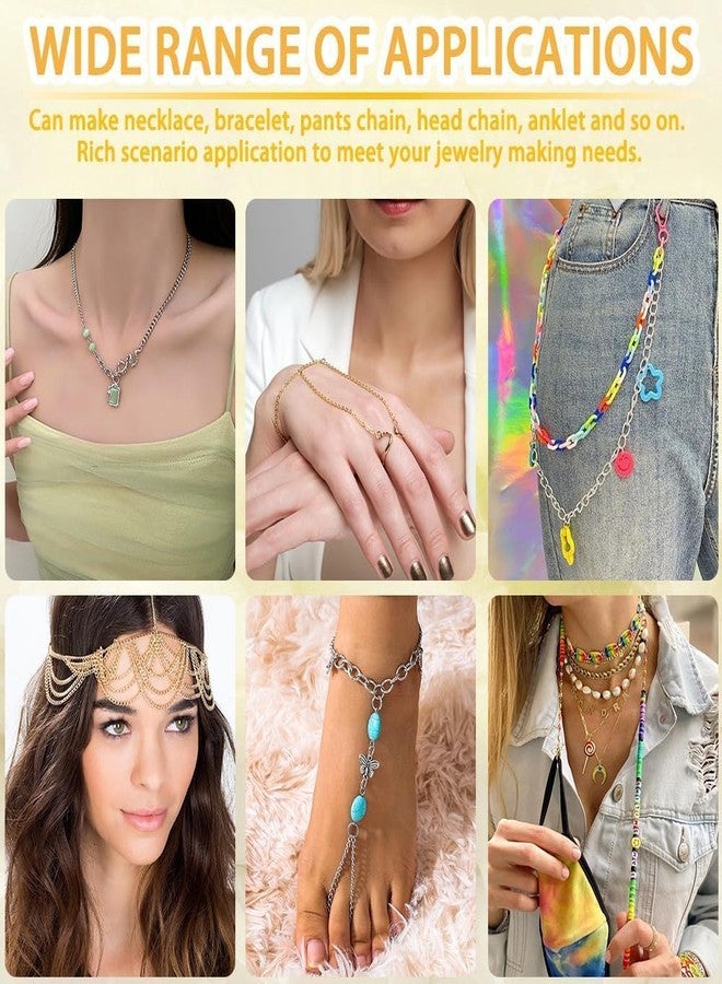 Dhruv Crafts مجموعة أدوات صنع المجوهرات من دروف كرافتس تتضمن دبوس رأس، دبوس عين، حلقة وصل، مشابك أقراط، مسمار وسدادة |300 قطعة| |ذهبي| - Image 3