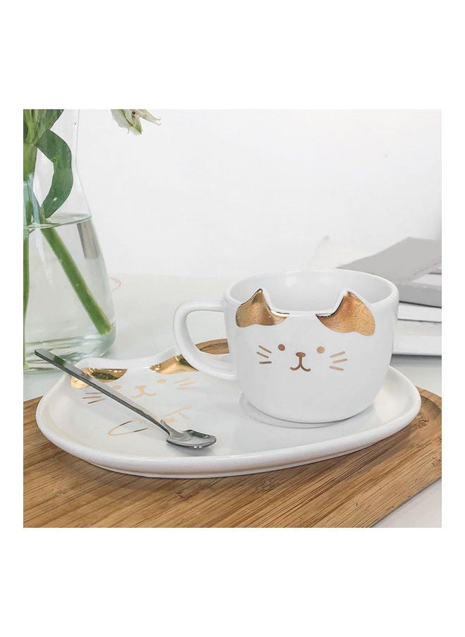 Cat Painted Nordic Style Coffee Cup Spoon Set White - pzsku/Z1826142473FE18DFC1E4Z/45/_/1697678730/5272b42e-6eec-49e7-acc2-7d5cf61212dc