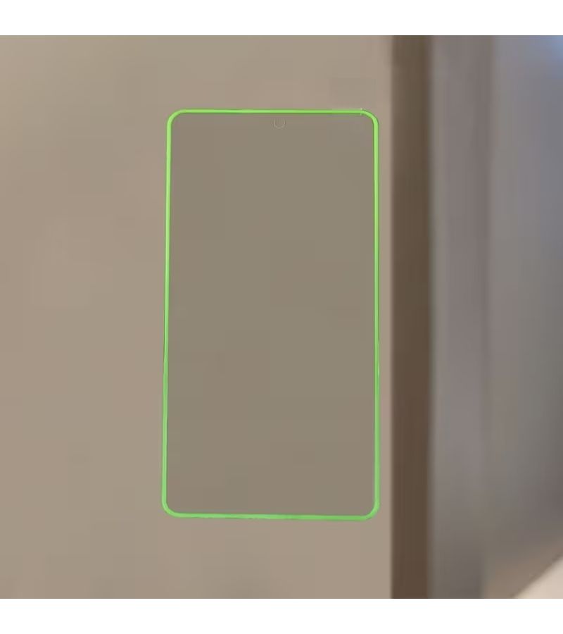 2 قطع زجاج مقسى أخضر متوهج في الظلام عالي الدقة لجهاز iPhone 15 Plus بصلابة 9H - Image 5