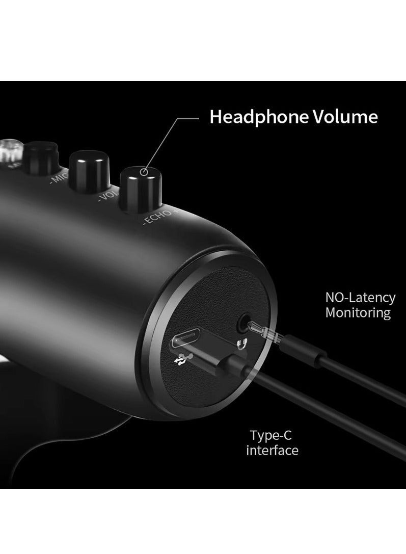 Jmary JMARY MC-PW8 USB Desktop Condenser Microphone - Image 5