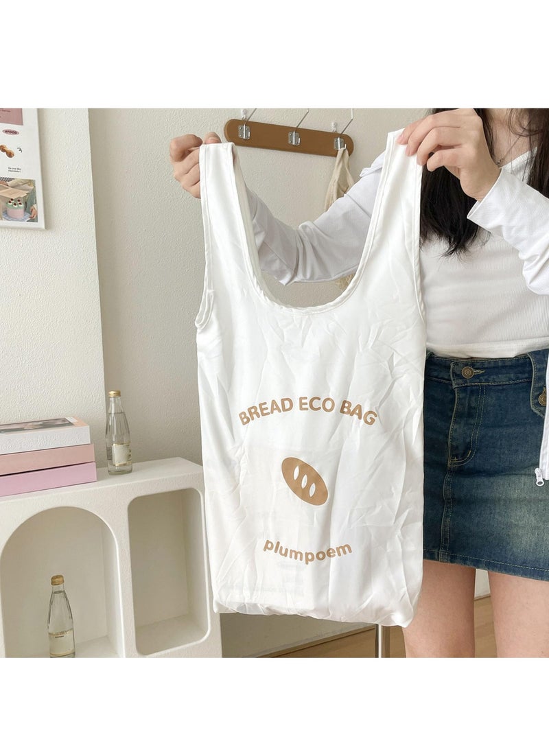 KASTWAVE - Washable Shopping Bags, Easy Maintenance Reusable Shopping Bags, Green Alternatives Grocery Bag, Stylishly Eco Friendly Folding Pouch, Grocery Container Bag for Fruits Vegetables Canned Food Milk - Image 1