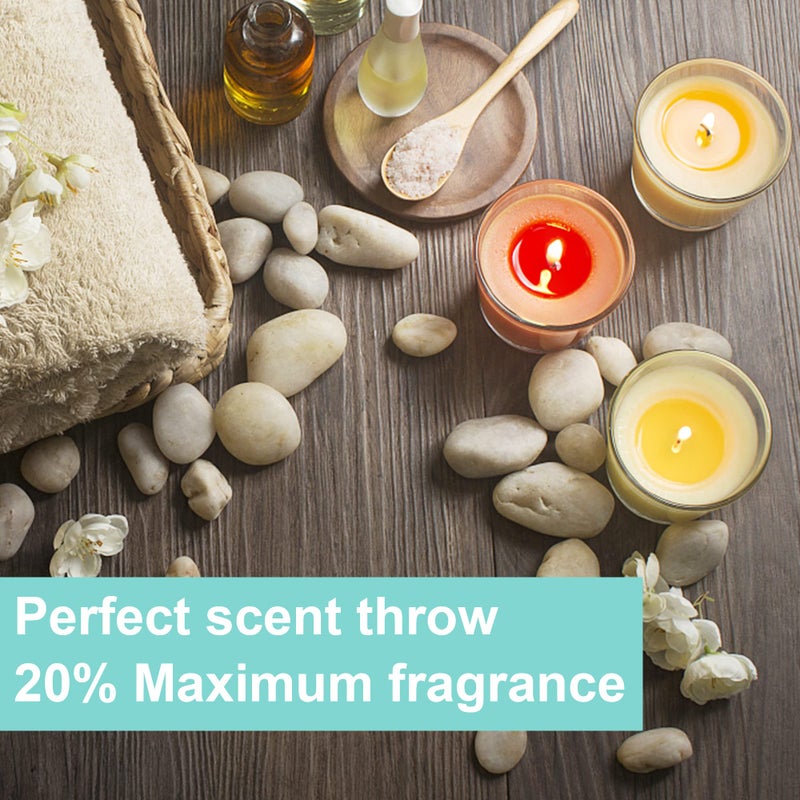 Haccah Soy Wax Candle Making Kit Supplies With Wax Melter, Natural Candle Wax For Candle Making, DIY Art&Crafts Kit for Adults,Beginner, Including 2lbs Soy Wax Flakes, Electric Stove,CandleWick,Melting Pot - Image 5