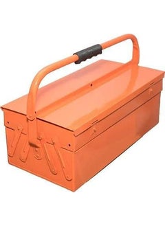 HORSE TOOLS HORSE TOOLS 3 Compartment Metal Tool Box Kit For GarageHousehold Commercial Useage Tool Box With Tray  - Image 1