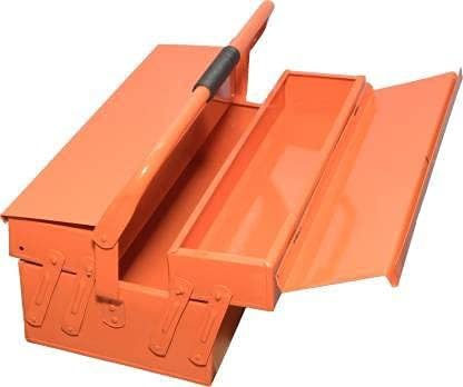 HORSE TOOLS 3 Compartment Metal Tool Box Kit For GarageHousehold Commercial Useage Tool Box With Tray - Image 4