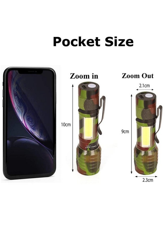 Care4 مصباح يدوي صغير معدني LED | ضوء طوارئ للمنزل قابل لإعادة الشحن، مصباح عسكري، 140 لومن - Image 5