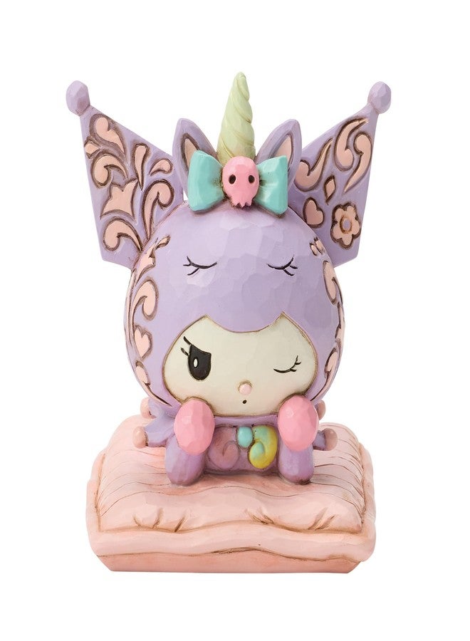 Enesco Sanrio by Jim Shore Hello Kitty Kuromi Unicorn Miniature Figurine, 3.46 Inch, Multicolor - Image 1
