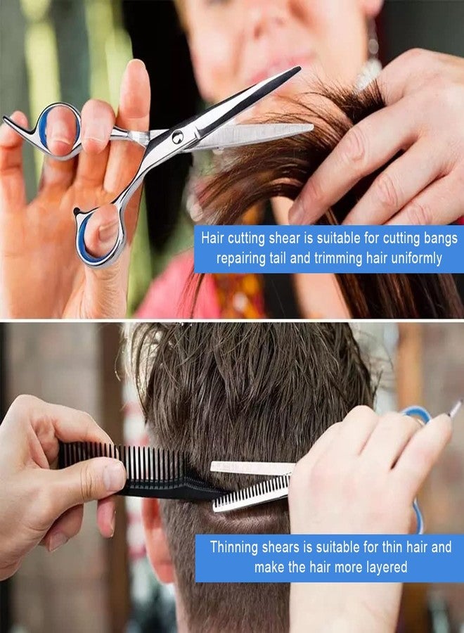 HASTHIP® Professional Hair Dressing & Hair Cutting Thinning Scissors Full Set Kit with Storage Case for Barber & Salon, Men, Women Adult, Kids - Image 4