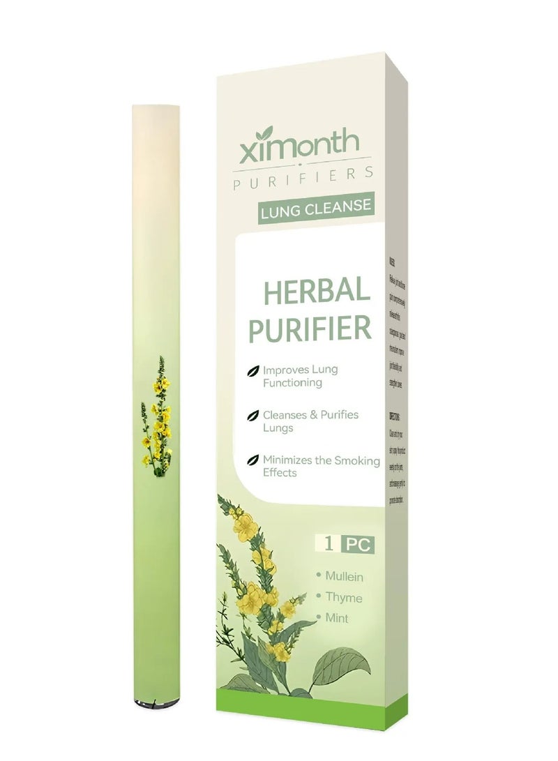 ximonth Purifiers Lung Cleanse Herbal Purifier, Air Diffuser Pen, Aromatherapy Pen,  Sleep Aid Inhaler for Resting Relaxation, Helps Clear Breathing,mproving Breathing and Oral Air Freshening- - Image 2