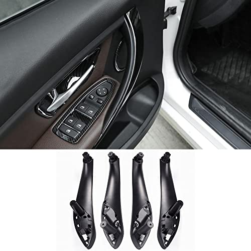 CHUANGHUI Car Door Handle for BMW 3 Series F30 F31 2013-2018 Interior Door Handles Replace Cover Car Door Handle 320i 328i 330i 335i 340i (Black) - Image 1