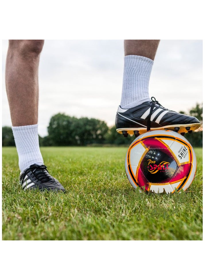 Spall Football Soccer Ball For Matches World Cup Best Indoor/Outdoor Water Proof Ball For Prefessional Training And Match Men And Women Youth And Adult - Image 2
