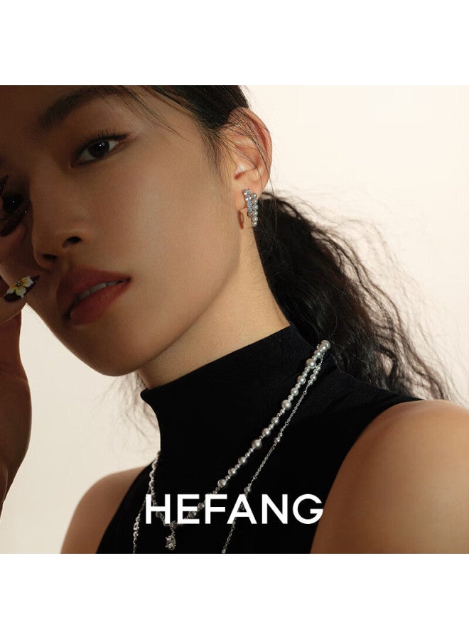 Hefang elry, Bubble Double-layer Earrings For Women, Luxurious High-end Feel, Birthday And New Year Gift For Girlfriend