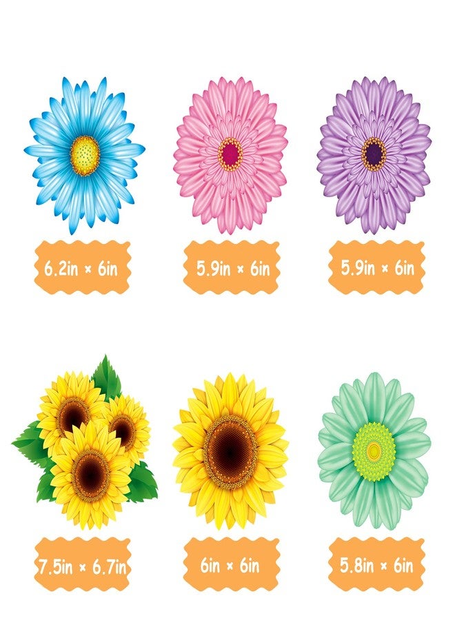 KALEFO 30PCS Spring Summer Hanging Decorations Set Sun Flowers Autumn Daisy Fairy Birthday Party Decor Mothers Day Easter Daisies Ceiling Home Decor Swirls Classroom Baby Shower - Image 4