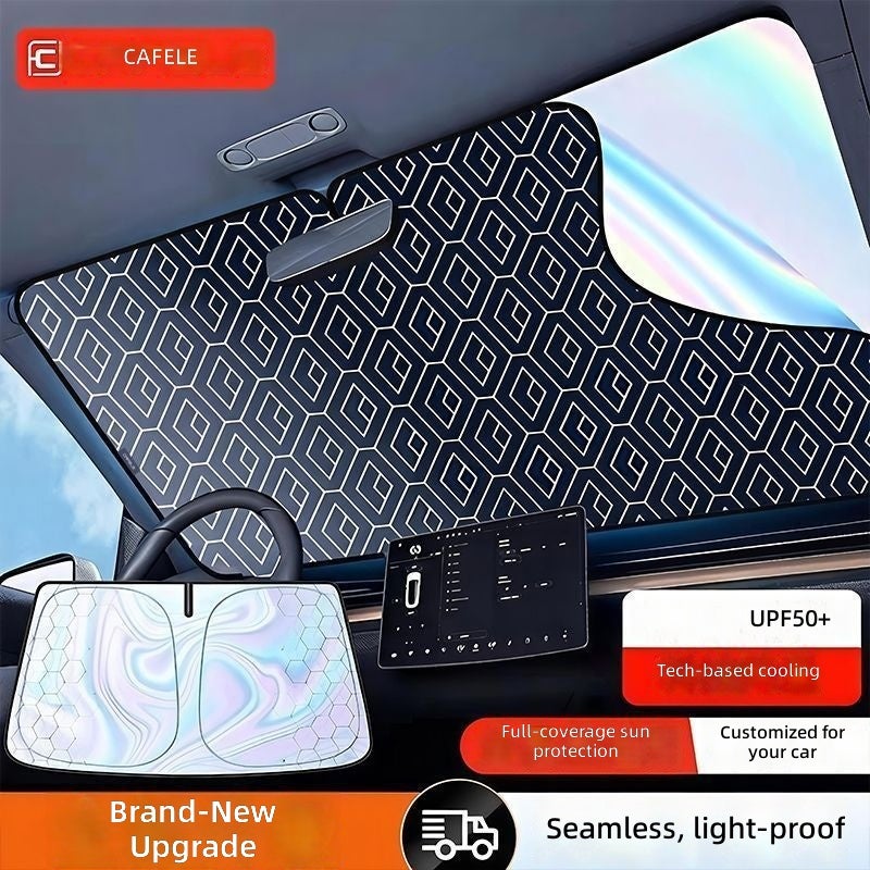 Cafele Car Sunshade Front Windshield Cover - UV Protection & Heat Insulation - Image 3