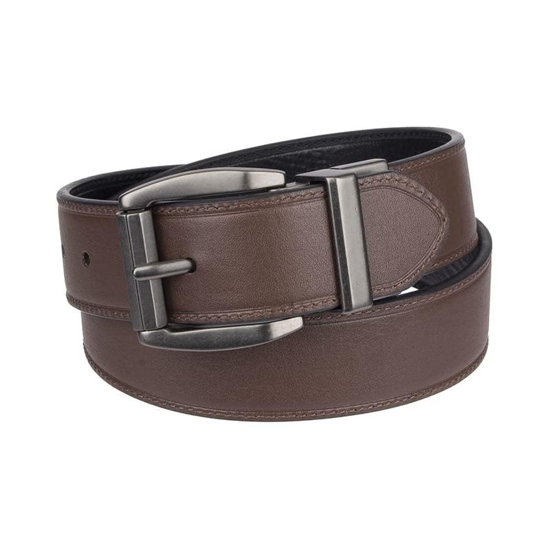Levi's Men's Black To Brown Laminate Reversible Leather Belt, black/Brown, 30 - Image 3