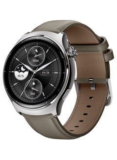 Mibro Mibro Lite 3 Pro Smart watch 1.32" AMOLED Display 10 Axis Motion Sensor Bluetooth Calling GPS 150+ Sport Modes 5ATM Water Resistant Heart Rate Monitoring 15 Days Battery Life Smartwatch(silver)  - Image 1