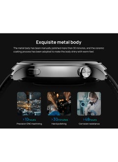 Mibro Mibro Lite 3 Pro Smart watch 1.32" AMOLED Display 10 Axis Motion Sensor Bluetooth Calling GPS 150+ Sport Modes 5ATM Water Resistant Heart Rate Monitoring 15 Days Battery Life Smartwatch(silver)  - Image 2