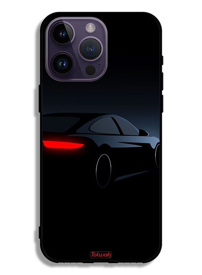 Tolwak جراب حماية لجهاز Apple iPhone 14 Pro Max - سيارة داكنة - Image 2