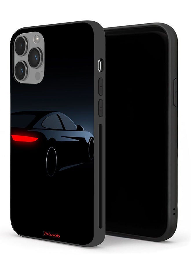 Tolwak جراب حماية لجهاز Apple iPhone 14 Pro Max - سيارة داكنة - Image 1