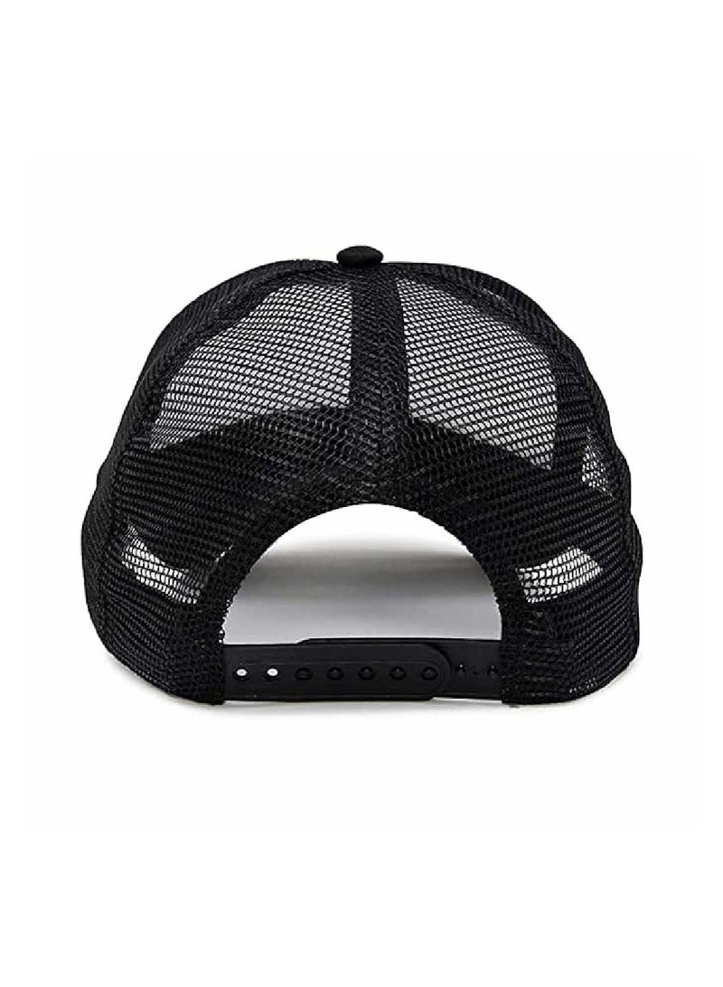 UAE Celebrating National Day 5 panel truckers cap in polyester with adjustment plastic snap closure | Mesh Baseball Cap|Outdoor Fishing Hat | for Men and Women - Image 5
