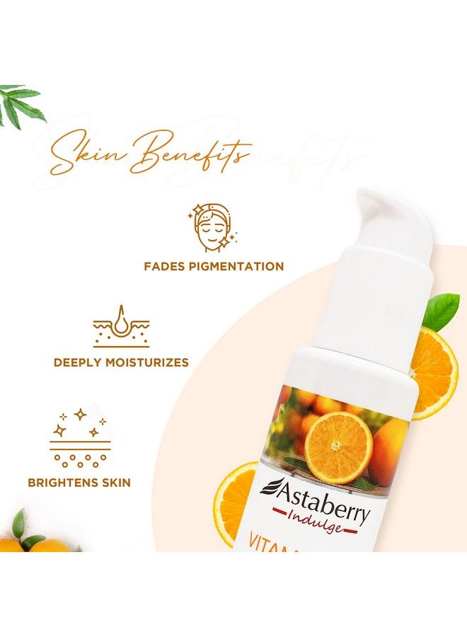 Astaberry Indulge Vitamin C Face Moisturizer For Skin Illuminate 100Ml Brightens & Hydrates; Fades Dark Spots; Repairs Skin Barrier; With Orange Peel & Fermented Carrot Extract - Image 4