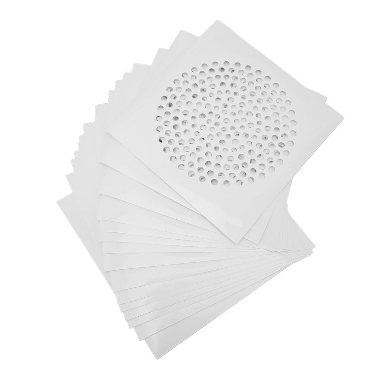 Drain Hair Catcher Sticker Large Hole Non-Woven Disposable Drain Filter - Easy to Stick Peel Off Anti Clogging Drain Sticker for Kitchen Sink Shower Bathroom Sink Drains - Image 3
