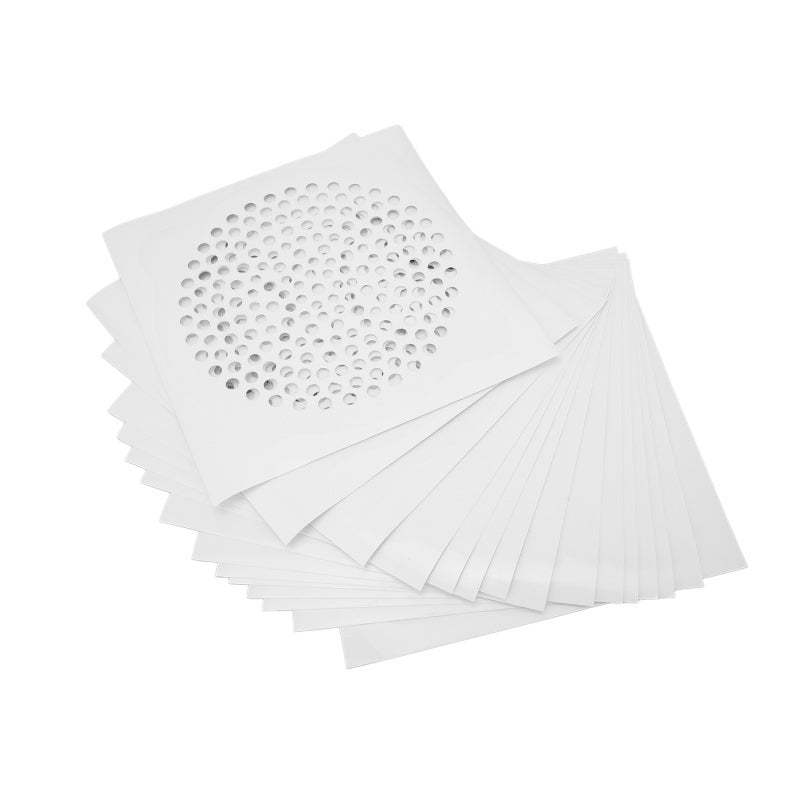Drain Hair Catcher Sticker Large Hole Non-Woven Disposable Drain Filter - Easy to Stick Peel Off Anti Clogging Drain Sticker for Kitchen Sink Shower Bathroom Sink Drains - Image 4