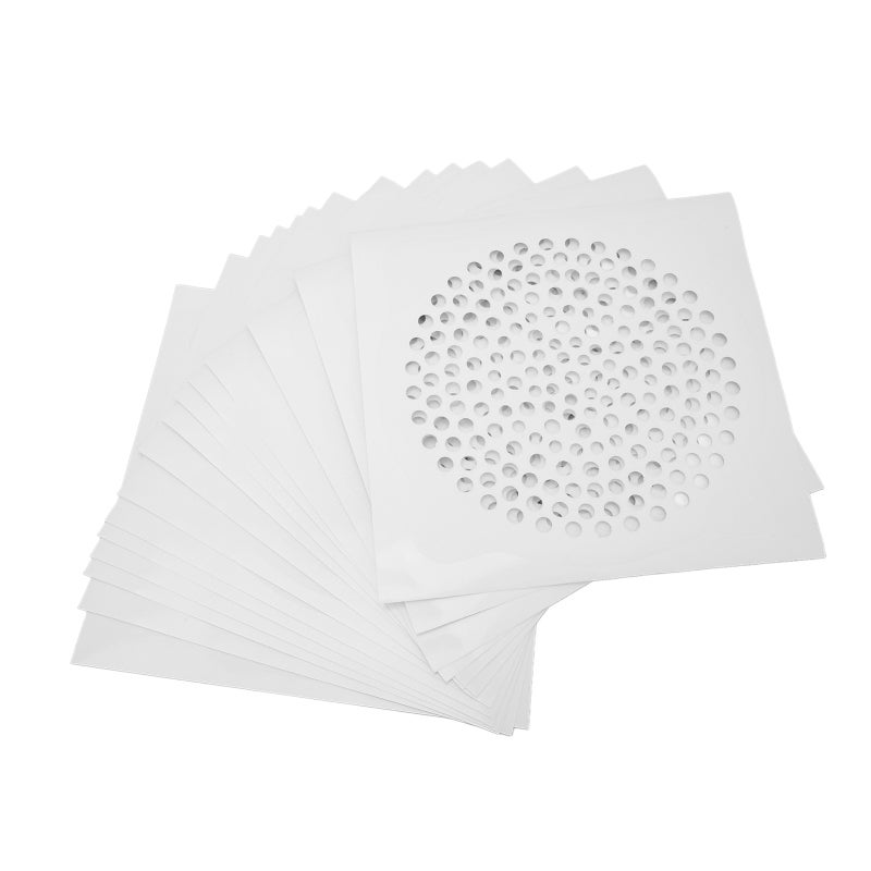 Drain Hair Catcher Sticker Large Hole Non-Woven Disposable Drain Filter - Easy to Stick Peel Off Anti Clogging Drain Sticker for Kitchen Sink Shower Bathroom Sink Drains - Image 2