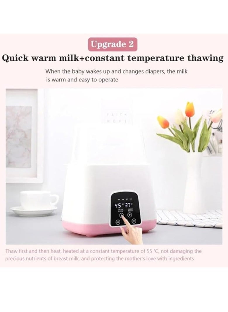 M MIAOYAN - Baby Bottle Warmer Breast Milk Warmer Maternal and Infant Supplies Warmer Constant Temperature Warmer Cleaning Baby Two in One Bottle Warmer - Image 1